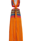Cut Out Maxi Dress with Sailor Collar-Sundown