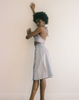 Lavender Silk Halter Top