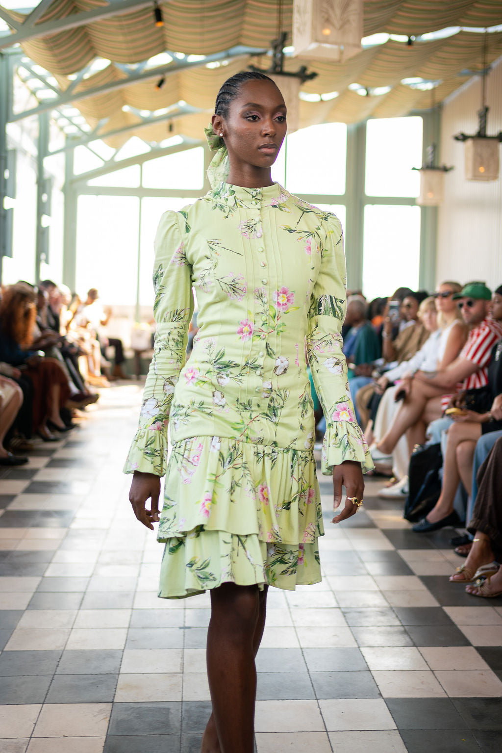 Swamp Rose High Neck Dress- Pre-Order
