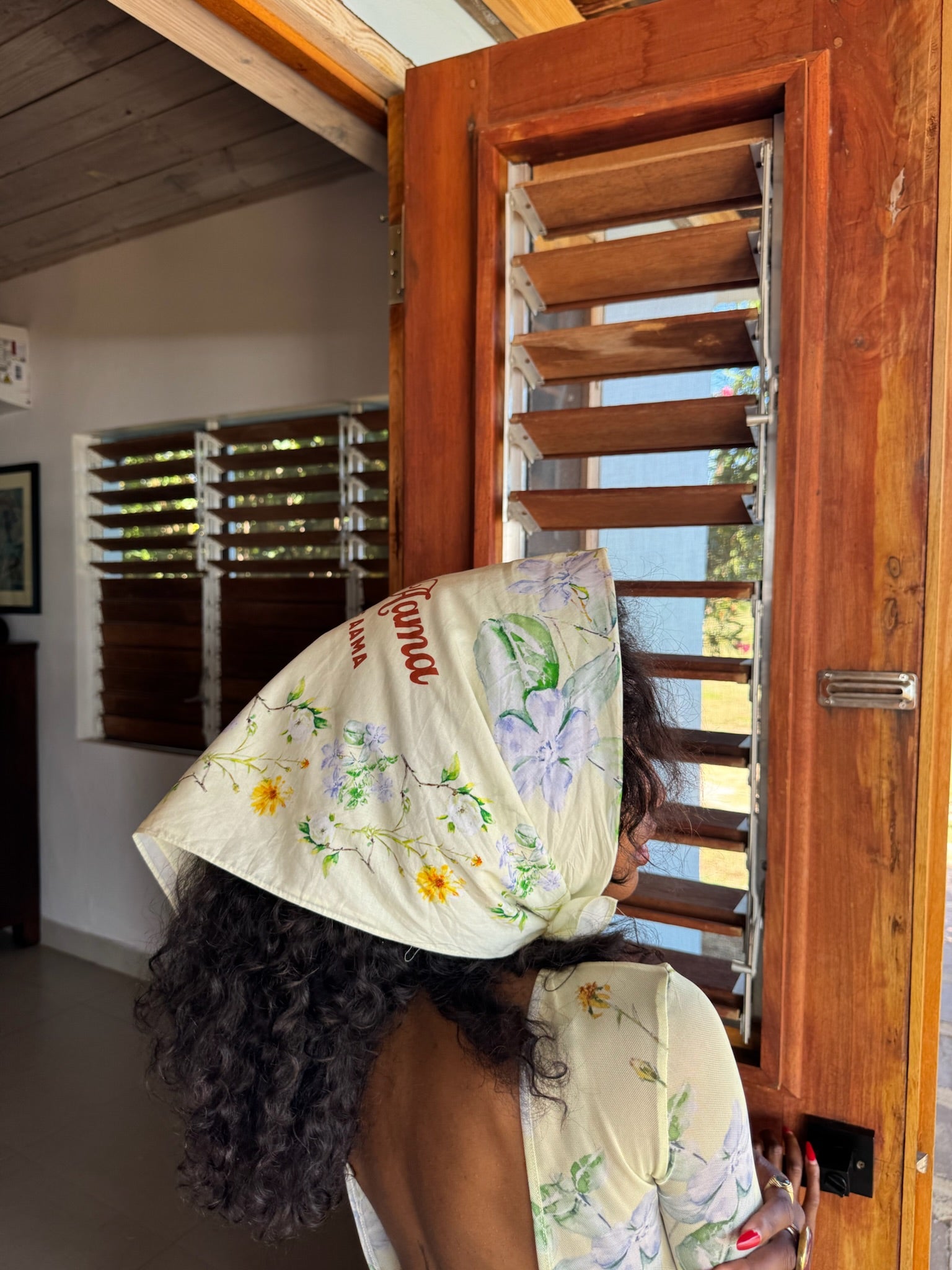 Camp Aama Yellow Magnolia Scarf