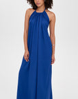 Electric Blue Linen Maxi Dress - Pre Order
