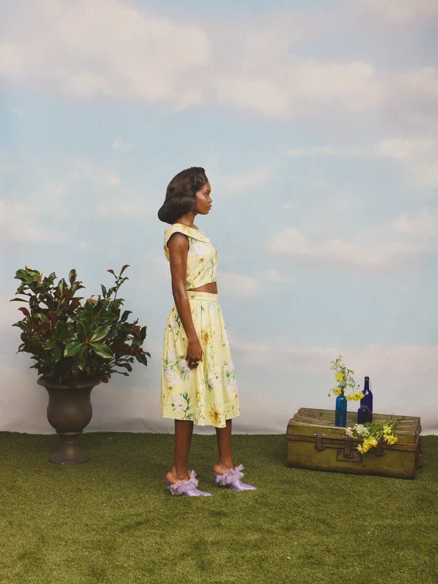 Yellow Magnolia Skirt - Pre Order
