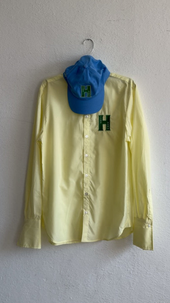 H Button Down Shirt - Yellow - Pre Order