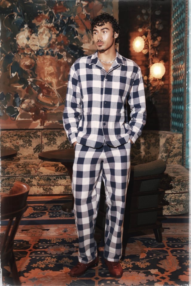 Buffalo Plaid Workwear Pants-Pre-Order