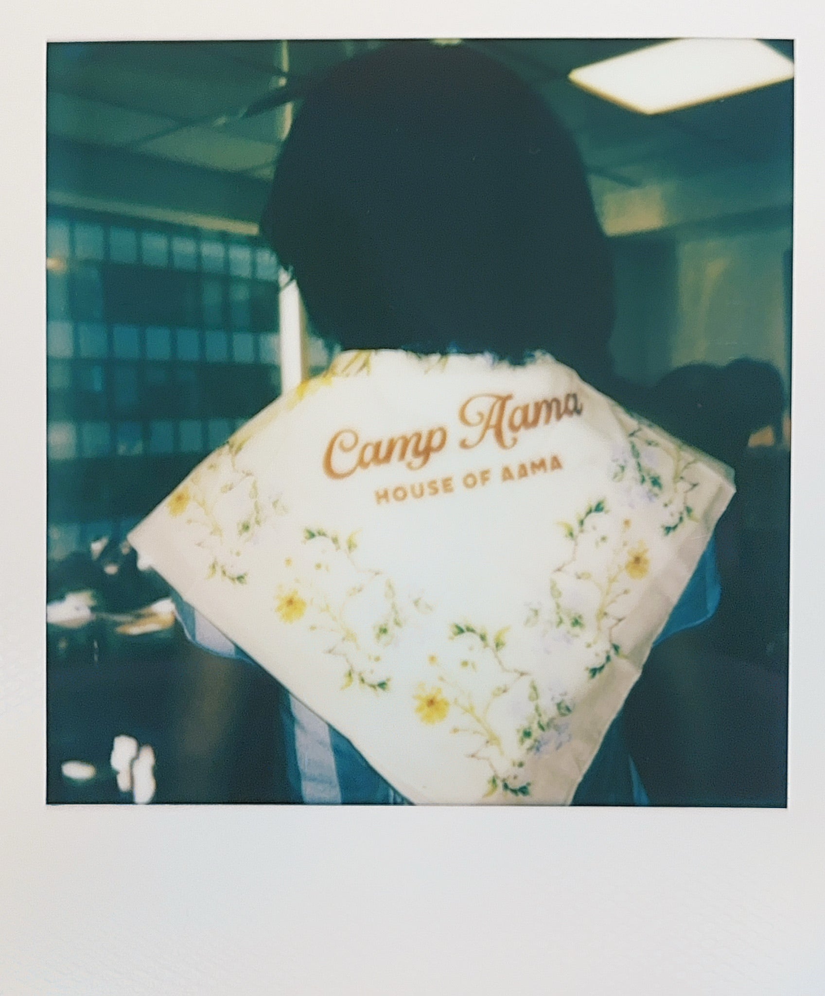 Camp Aama Yellow Magnolia Scarf