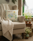 Camp Aama Yellow Magnolia Pillow Cover