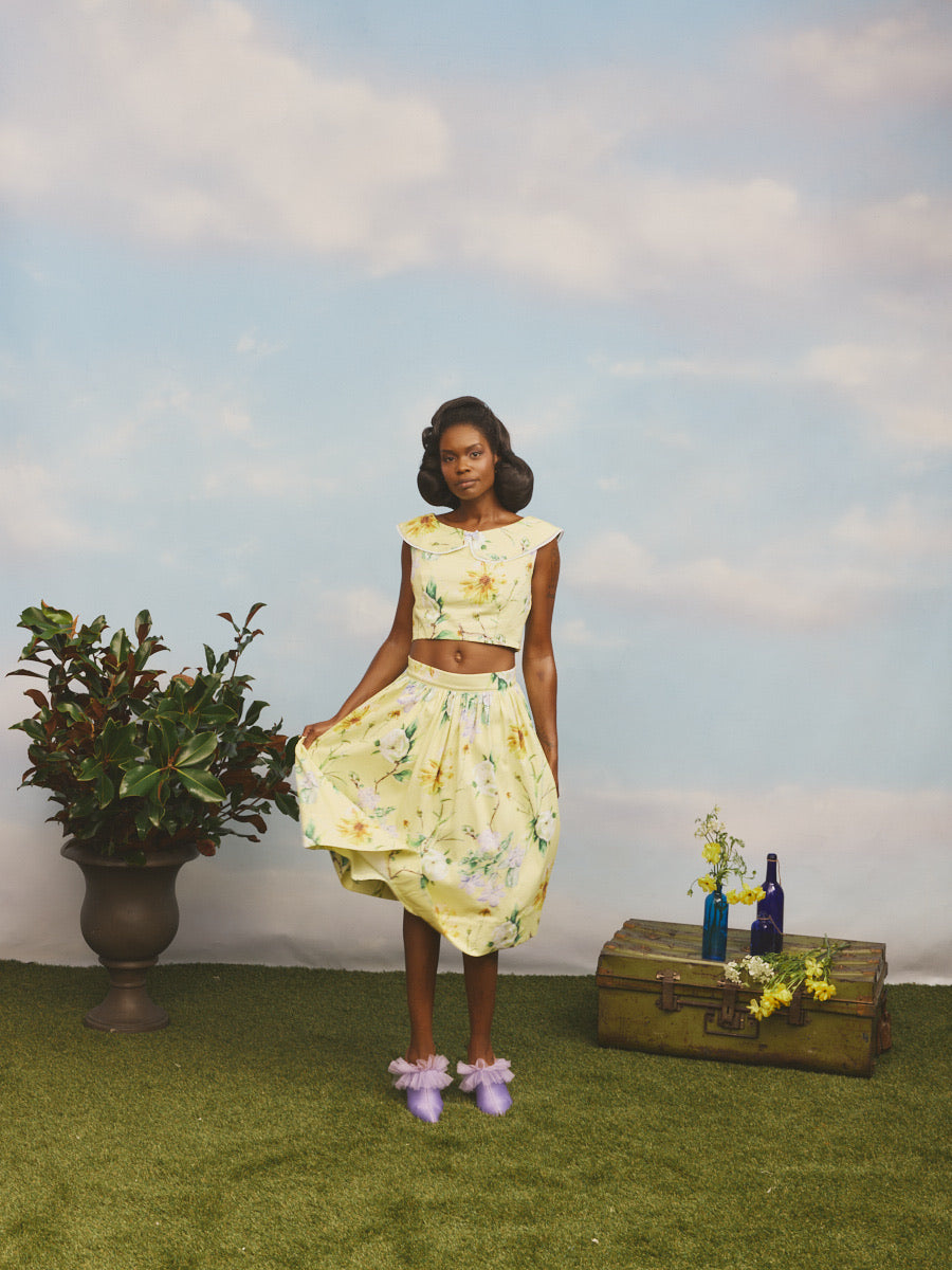 Yellow Magnolia Skirt - Pre Order