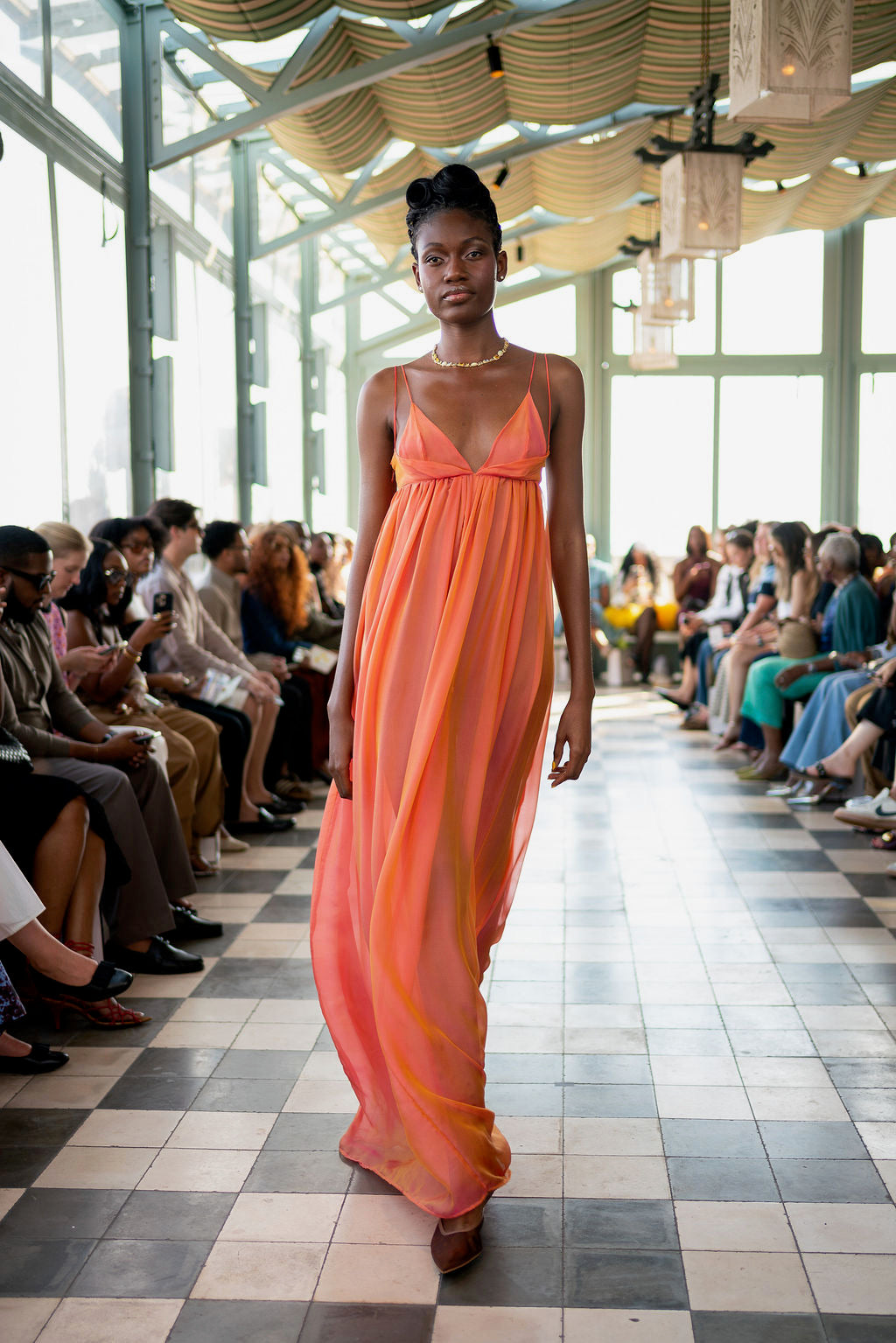 Anancy Dress Iridescent Maxi