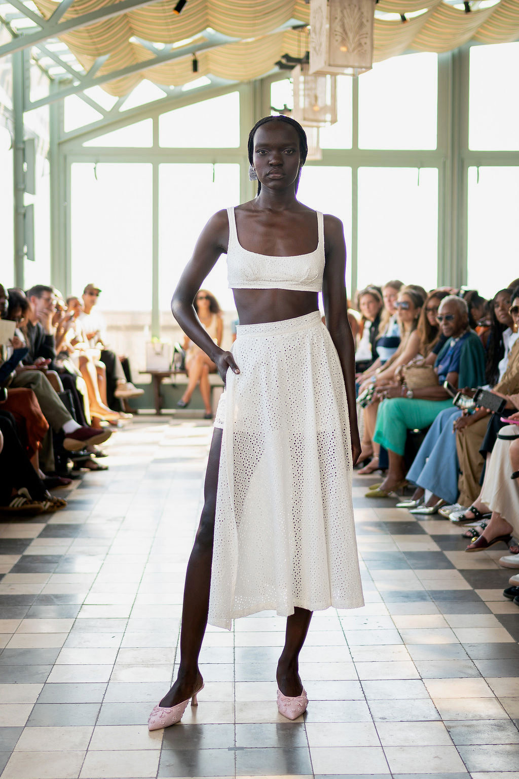 Toni Eyelet Skirt