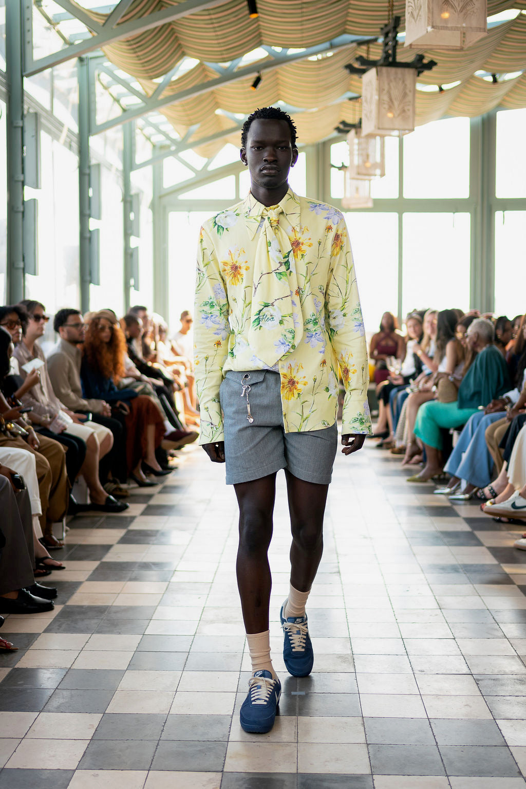 Yellow Magnolia Men's Pussybow Shirt- Pre-Order