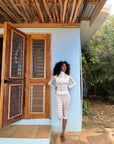 Lace Capris White