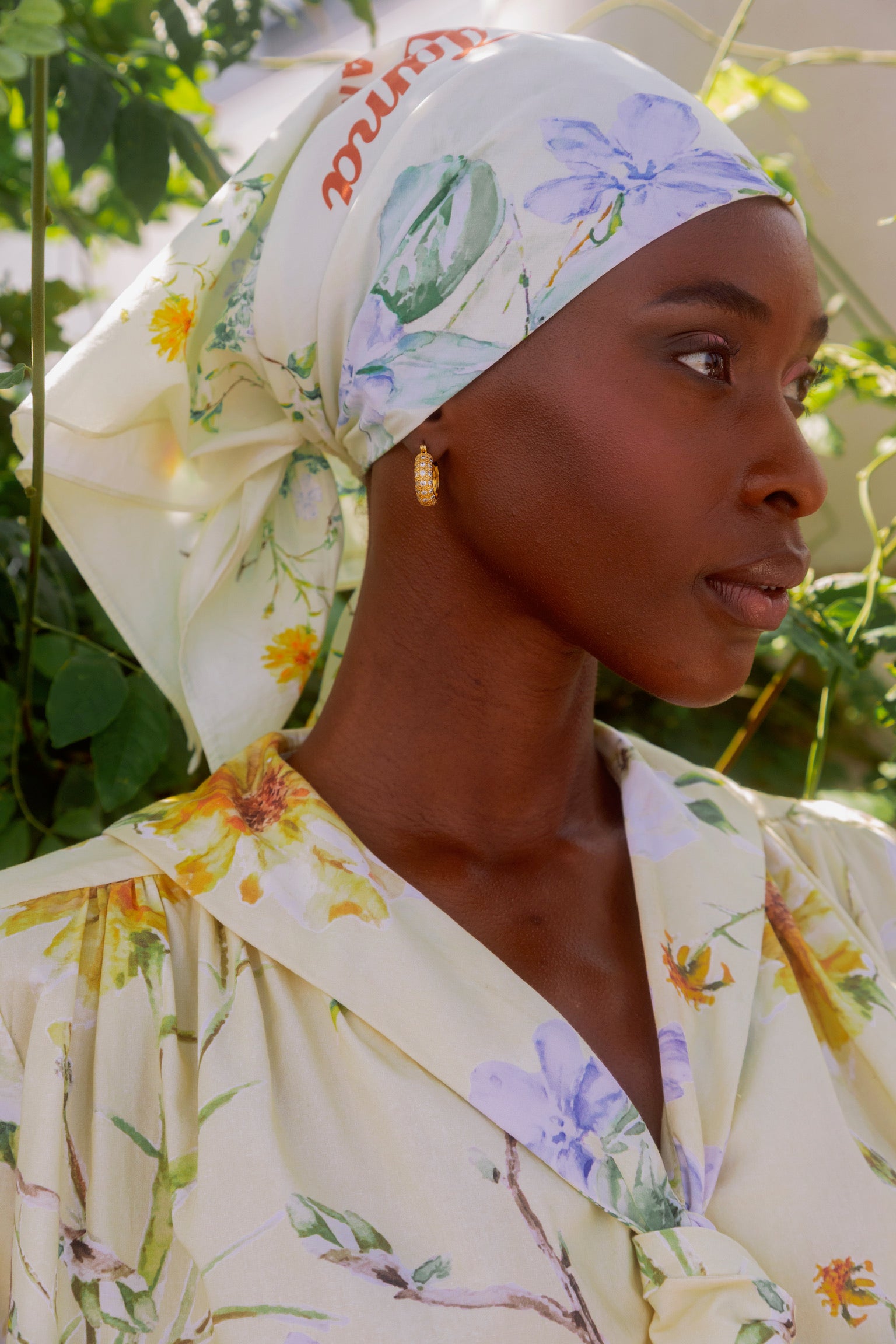 Camp Aama Yellow Magnolia Scarf