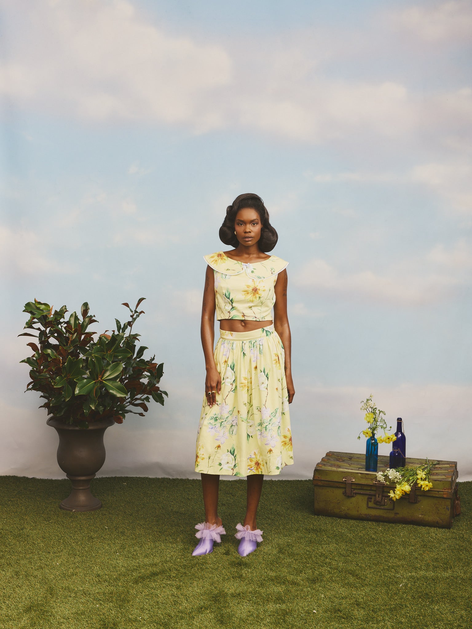 Yellow Magnolia Skirt - Pre Order