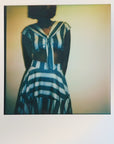 Azaka Sailor Collar Top Blue Wide Stripe - Pre-Order