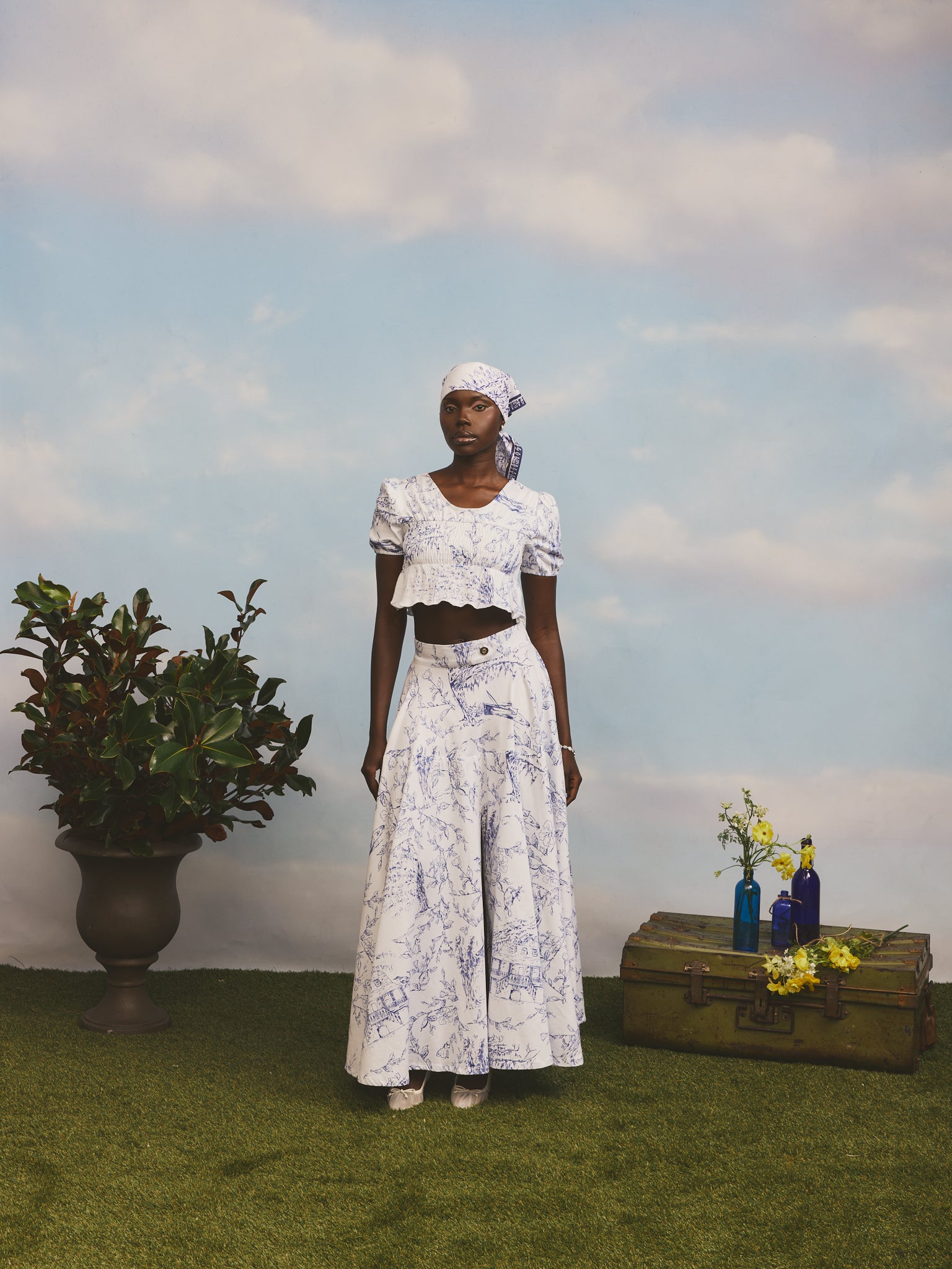 Henry Toile Circle Skirt - Pre Order