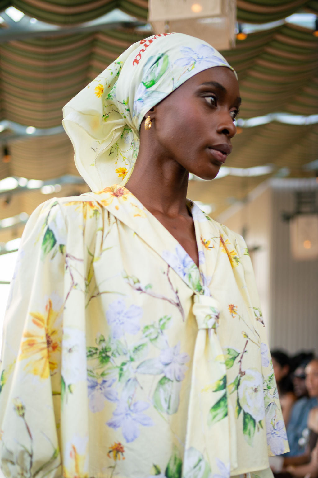Camp Aama Yellow Magnolia Scarf