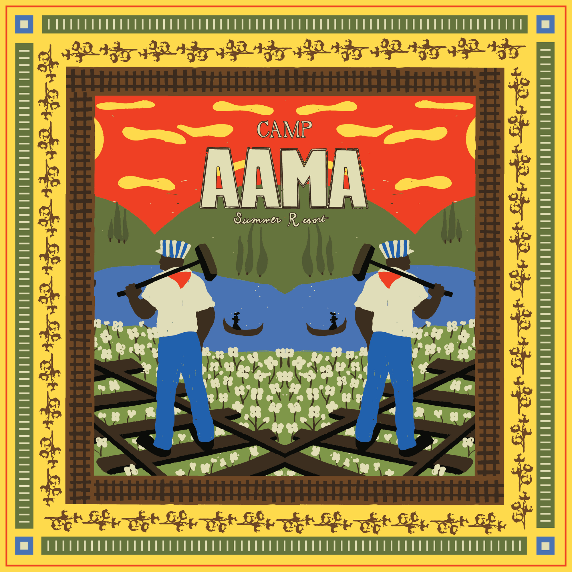 Camp Aama John Henry Scarf