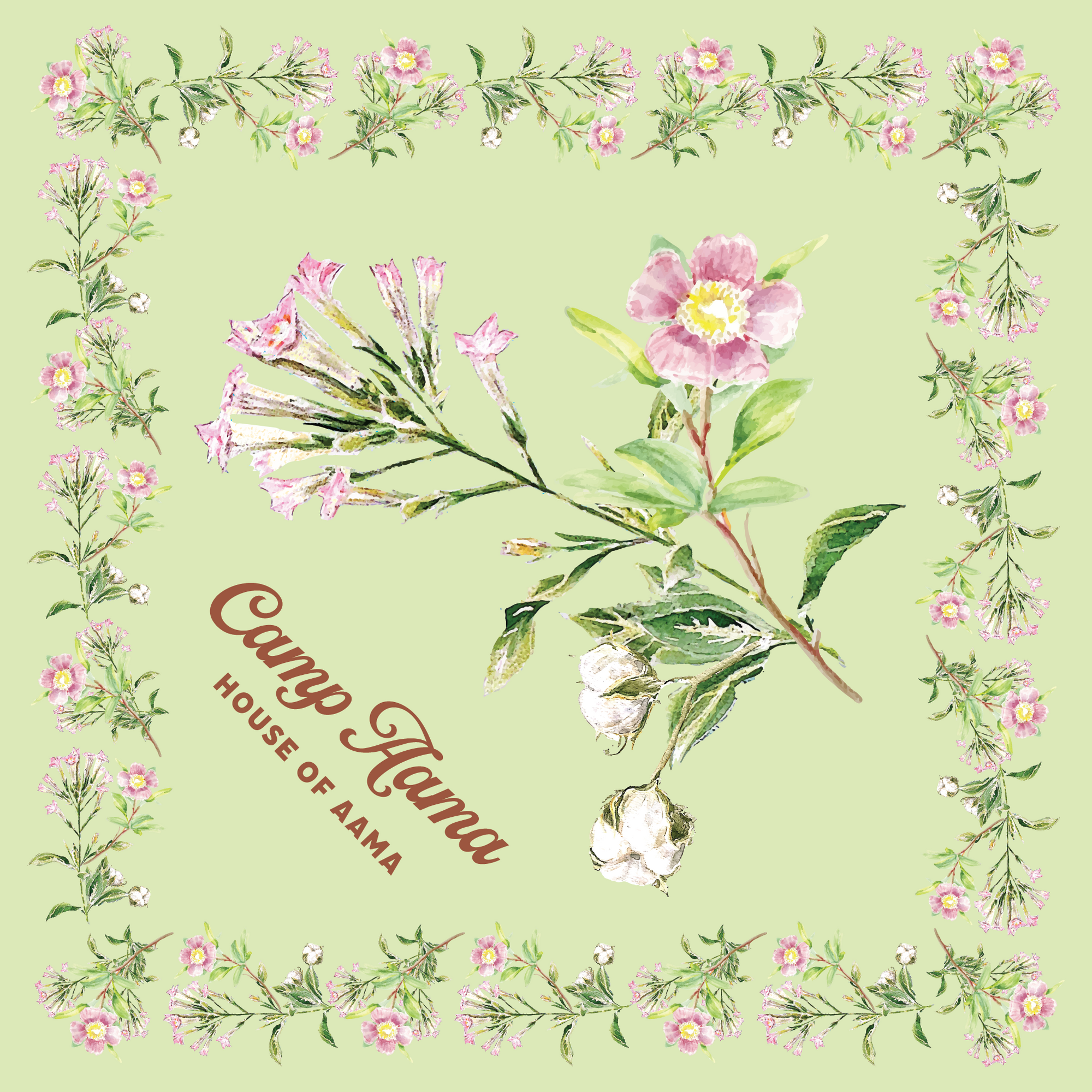 Camp Aama Swamp Rose Scarf