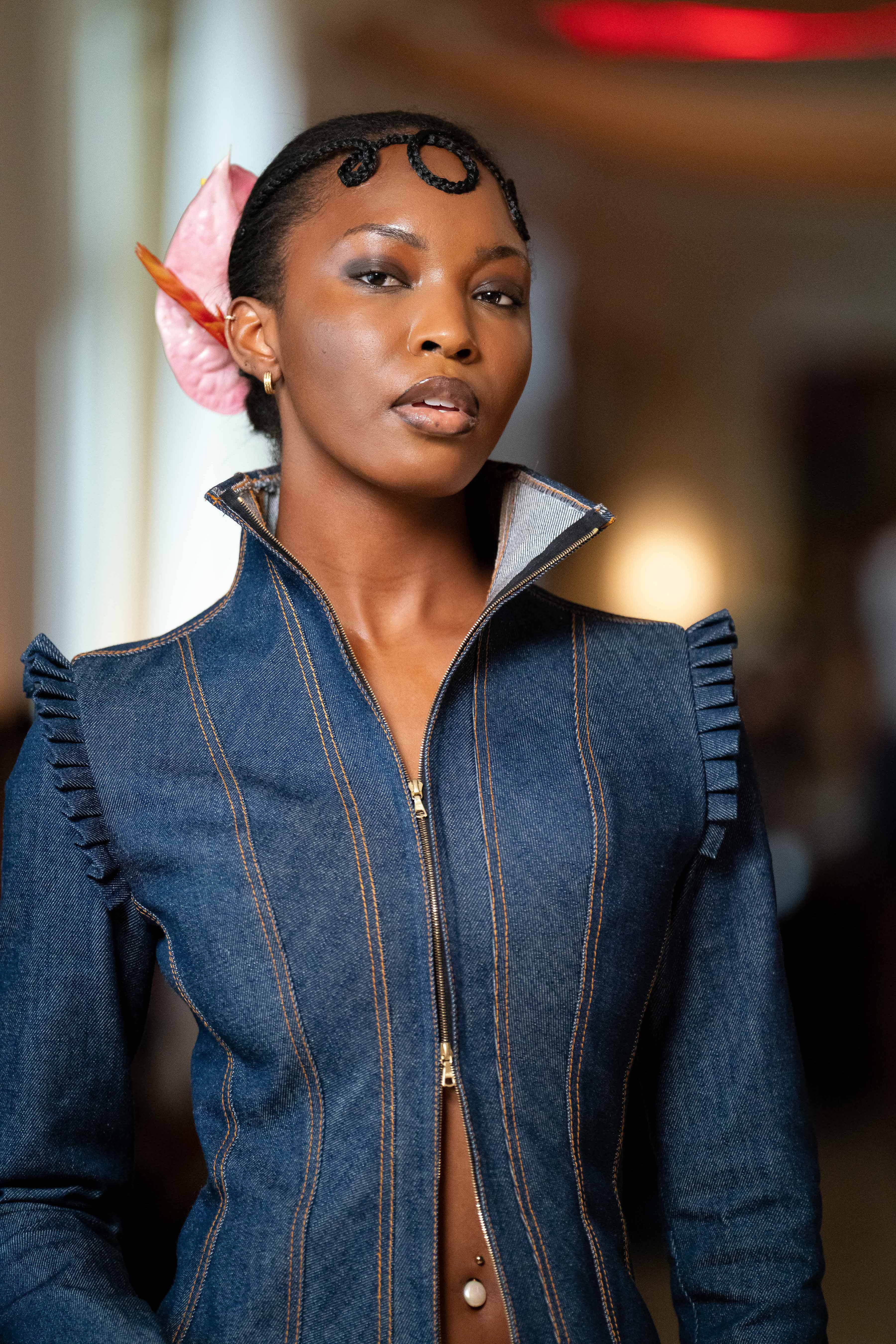 Corset Denim Jacket-Pre Order – House of Aama