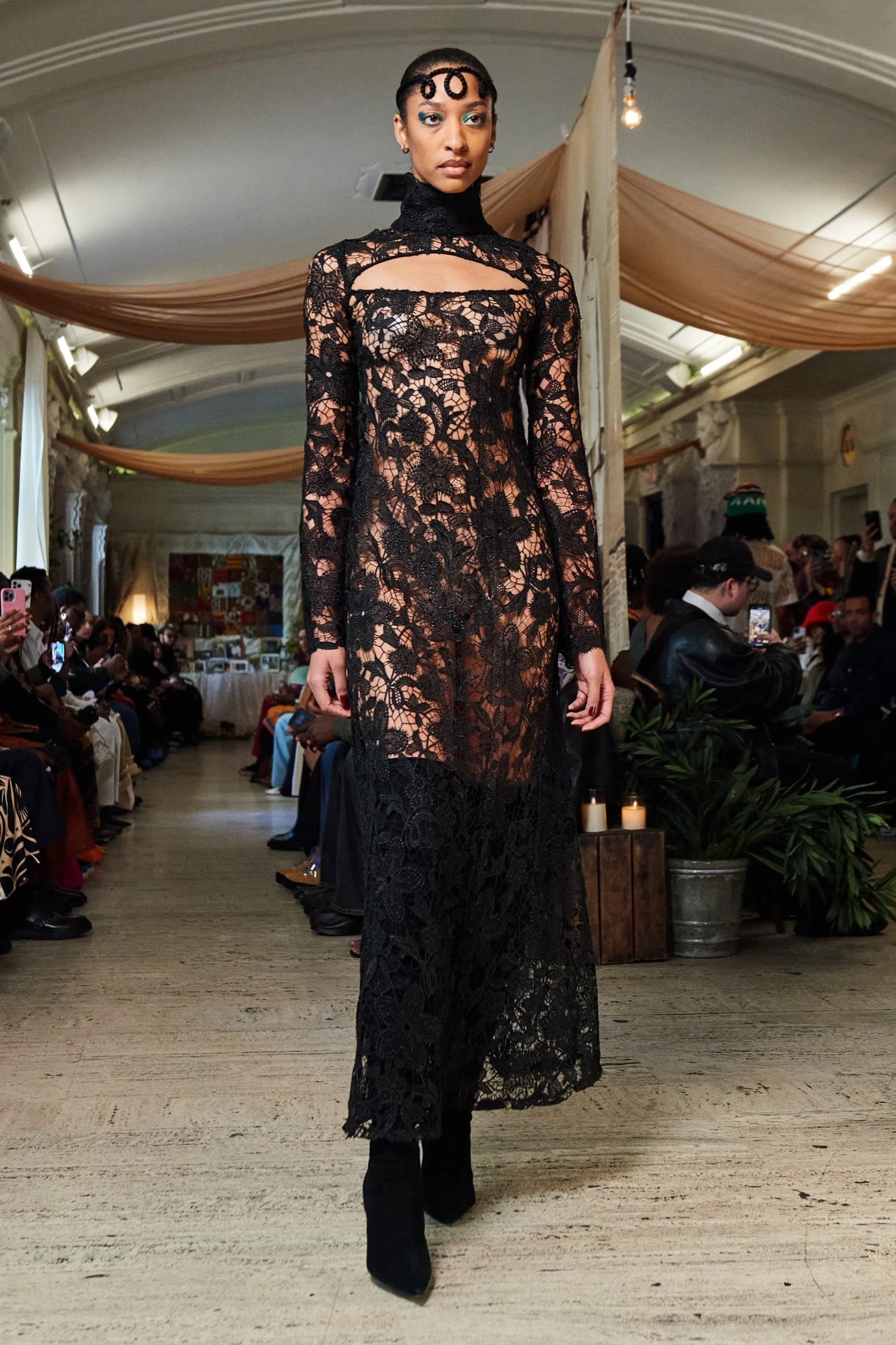 Web Lace Crochet Dress 6
