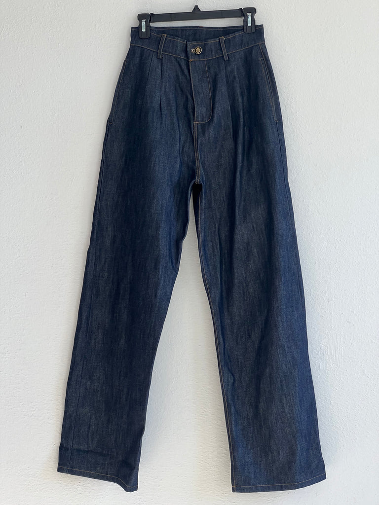 Lumber Pants- Blue Denim-Pre-Order – House of Aama