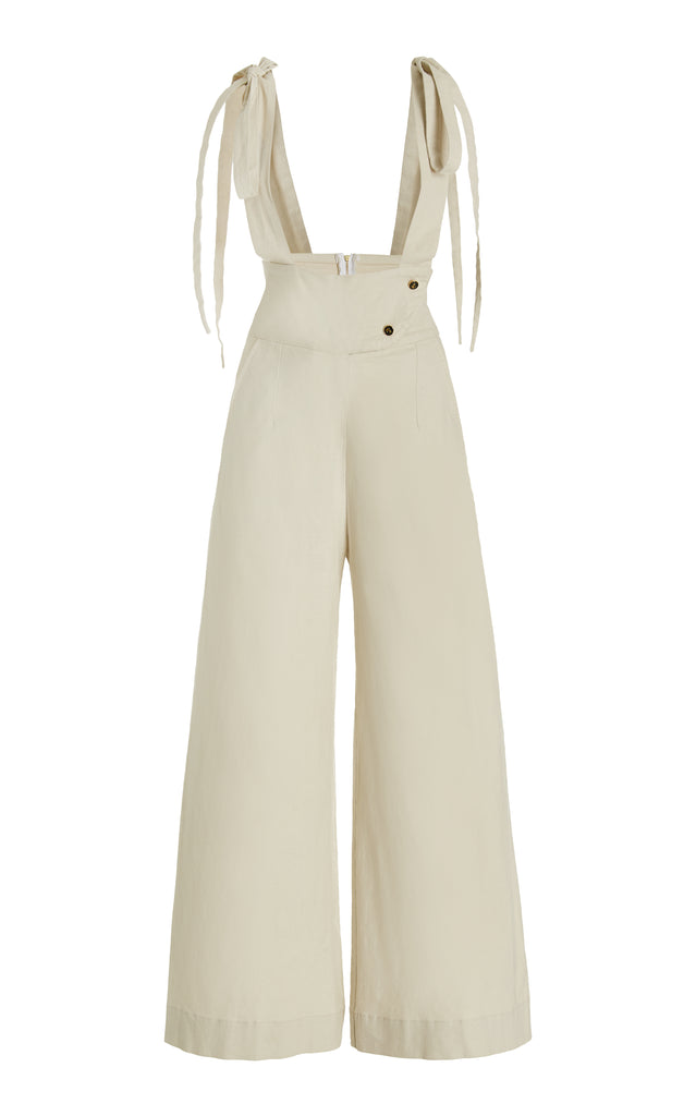 OOTD // Ivory Sleeveless Knit Top & Linen Sailor Pants – Bond Girl