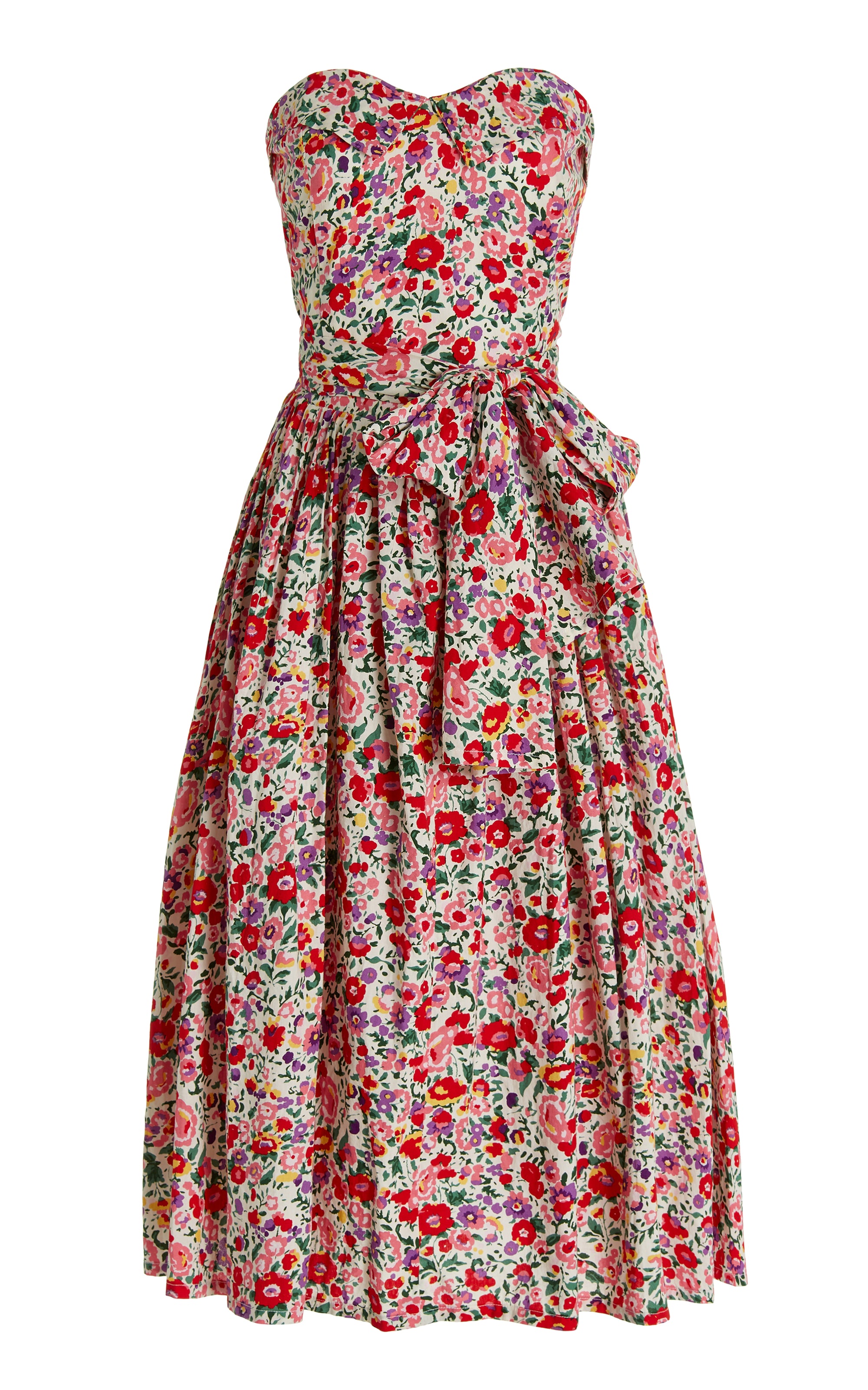 Louise Strapless Dress with Bustier and Ties Louise Strapless Dress with Bustier and Ties