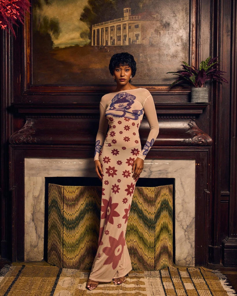 La Sirene Bodycon Maxi Dress – House of Aama