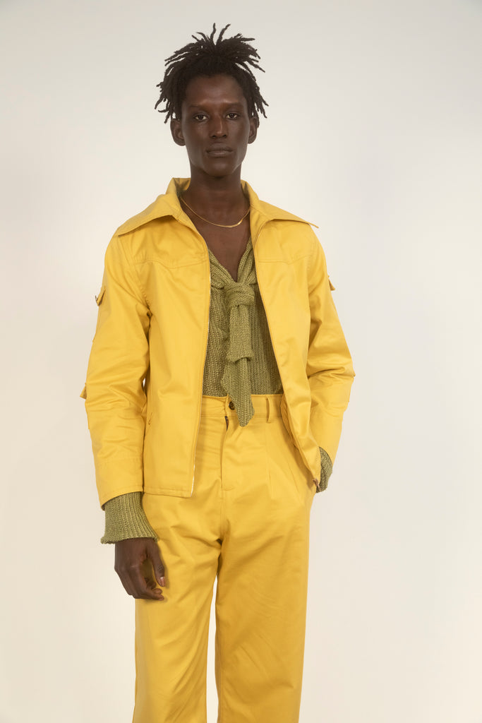Blues Man Lumber Jacket - Yellow Twill-Pre-Order